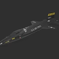U.S. Air Force Fighter Jet With Tail Number 617972 And Military Insignia