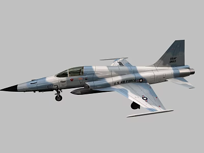 Commercial Passenger Airplane Flying With Extended Landing Gear And Company Logo Design 3d model