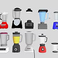 Colorful Blenders With Various Colors And Styles For Kitchen Appliances