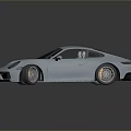 Blue Sports Car With Sleek Modern Design Black Wheels And Reflective Surface