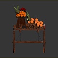 Market Fruit Stall Spice Farmers Market Early Market Farmers Stall Retail Stall Farmers Products Food Truck 3d model