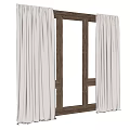 Curtains 3d model