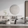 Modern Sofa Coffee Table Combination Sofa Coffee Table 3d model