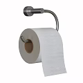 Stainless Steel Toilet Paper Holder With Patterned Toilet Paper Roll