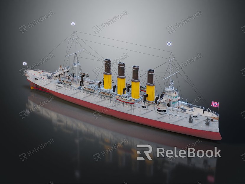 modern warship model