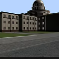 Grand European Style Architecture With Dome Columns And Large Windows Exterior Design