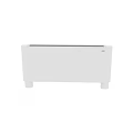 White Modern Air Conditioner Fan With Cooling Grille And Stand Legs