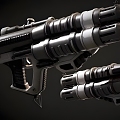 Modern Grenade Launcher Modern Realistic Weapon Equipment Grenade Launcher Technology Military 3d model