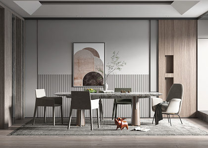 Modern Restaurant 3d model