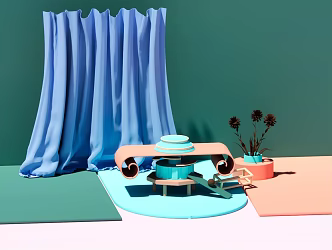 Modern Meichen e-commerce Meichen 3d model