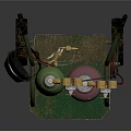 Portable Industrial Gas Cylinder Cart With Two Cylinders Valves Gauges And Hoses