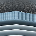 Mattress Layered Construction With Foam Support Mesh And Comfort Layers