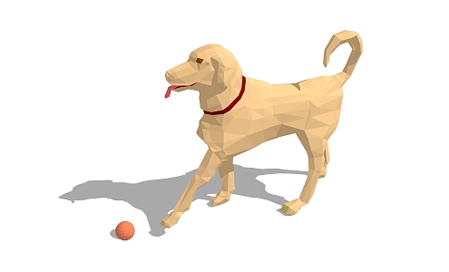 Animal Pet Dog 3d model