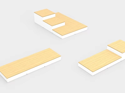 Low cabinet combination low cabinet wood grain base activities commonly used fashion net red clock classic conference exhibition tour mall atrium design Taobao 3d model