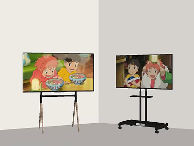 Modern TV stand mobile TV 3d model