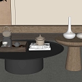 New Chinese Song Style Coffee Table 3d model