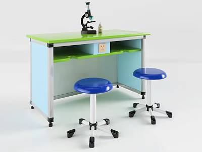 Modern experimental table 3d model