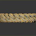 Stunning Gold Braided Bracelet With Sparkling Diamonds And Exquisite Weave Design