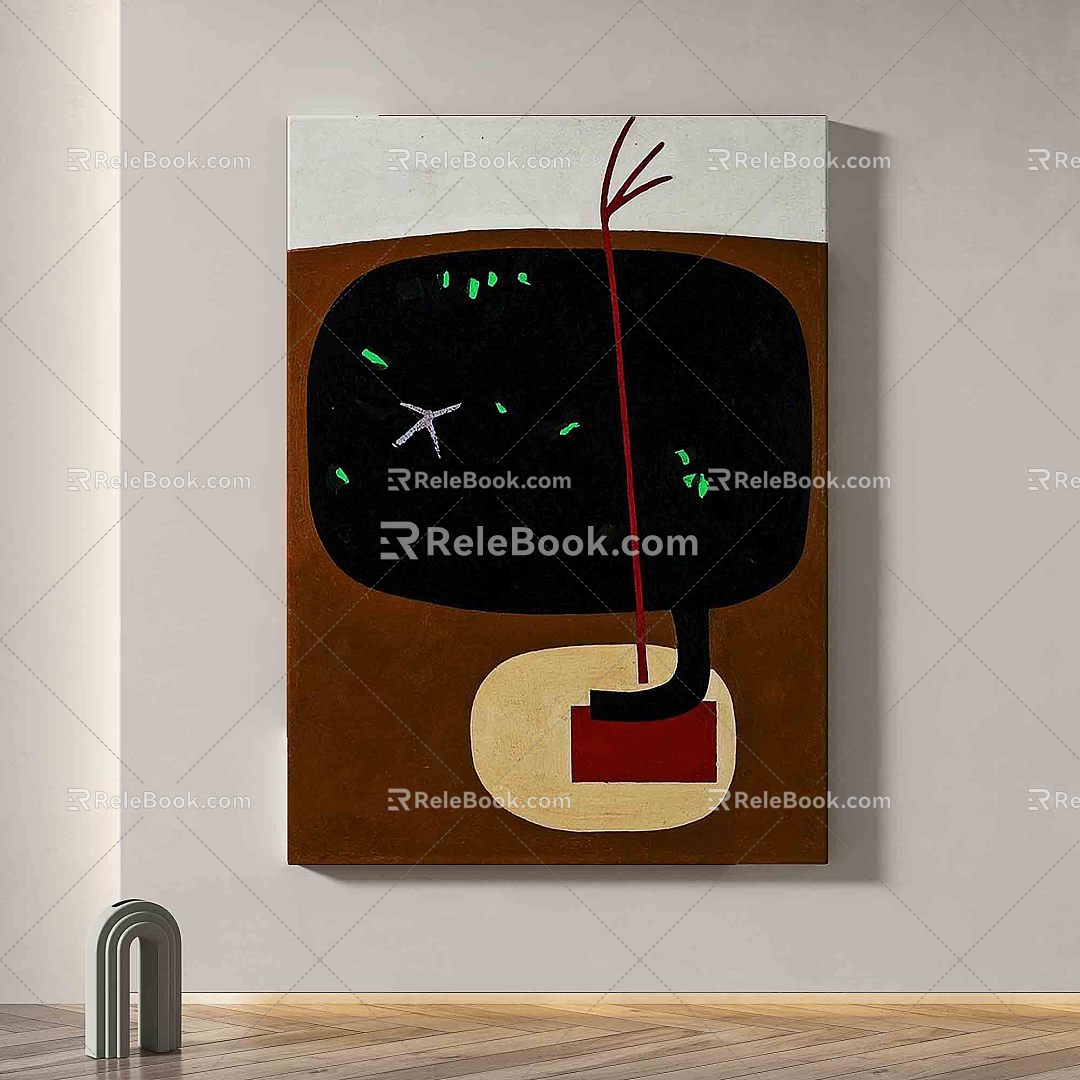 Modern minimalist abstract decorative painting model