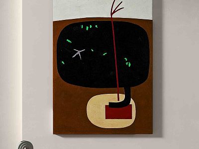 Modern minimalist abstract decorative painting model