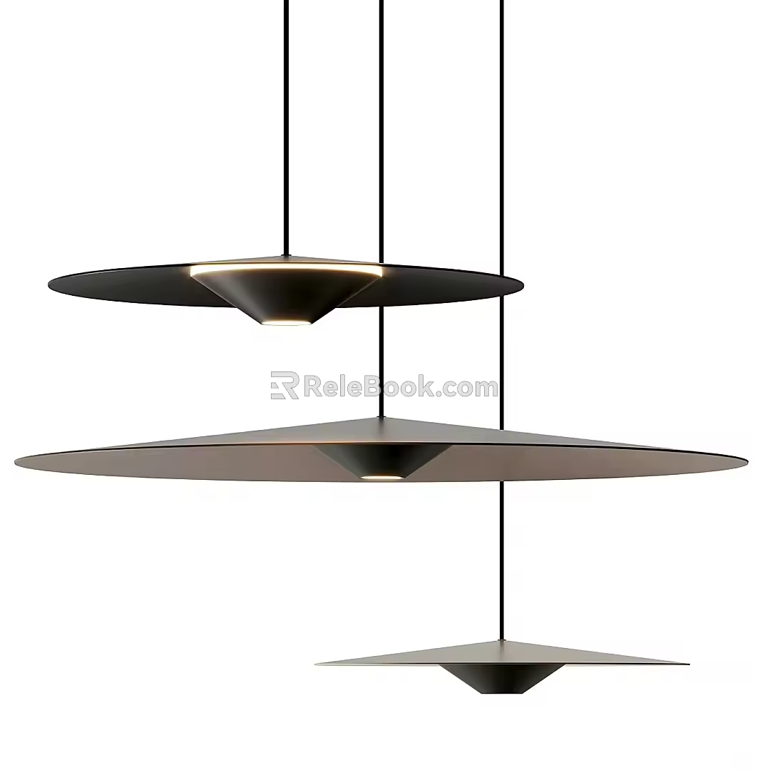 UFO chandelier 3d model