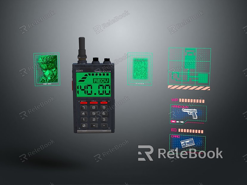 modern walkie-talkie military walkie-talkie military radio military wireless telephone model