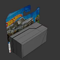 Hot Wheels Electric Toy Off Road Vehicle With Blue Packaging And Gray Model Design