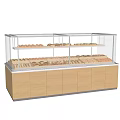 Bread Cabinet Bread Grilled Nakajima Cabinet Bread Combination Bread Display Cabinet Container 3d model