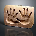 Medical Device Designed For Handprint Impression Collection And Clinical Identification Tool 3d model