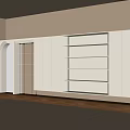 background wall 3d model