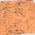 Modern Mars Terrain Dune Desert Rock Sandy Mountain Desert 3d model