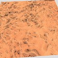 Modern Mars Terrain Dune Desert Rock Sandy Mountain Desert 3d model