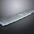 Long Grid Mat With Durable Mesh Pattern And Non Slip Surface For Multi Purpose Use 3d model