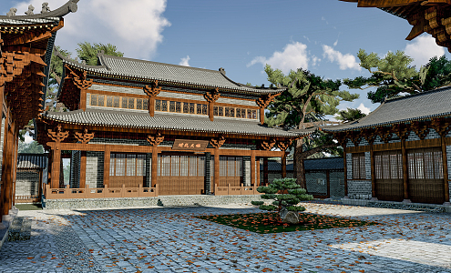 Chinese ancient building 3d model