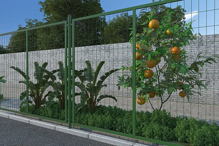 Garden landscape 3d model