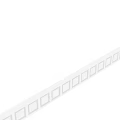 White Decorative Component Long Strip With Repeated Square Geometric Patterns For Architectural Decoration