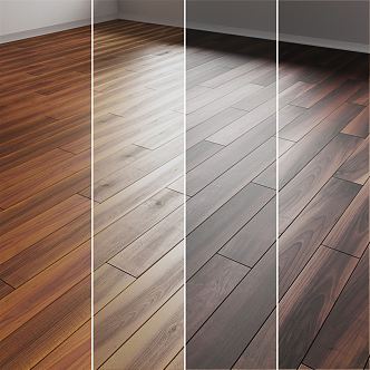 Modern Flooring Wood Flooring 3d model