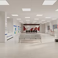 Bright And Spacious Public Service Hall With Comfortable Waiting Seats For Local Casual Job Market