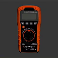 KLEIN TOOLS Red Digital Multimeter With Display Buttons And Dial