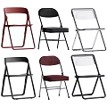 Folding Leisure Chairs in Various Colors with Metal Frame and Different Seat Designs