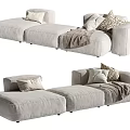Modern Multiplayer Sofa 3d model