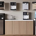 Direct drinking machine water dispenser pipeline machine water purifier wall hanging direct drinking machine tea bar machine tea cabinet 3d model