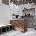 Modern Clothing Store Interior With Fashion Apparel Mannequins And Display Shelves