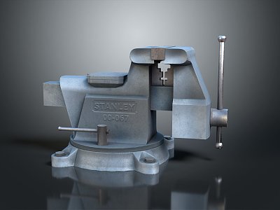 Modern tools vise hardware tools 3d model