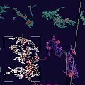 Traditional Chinese Ink Painting Plum Blossom Artistic Wall Decor Elements for Interior