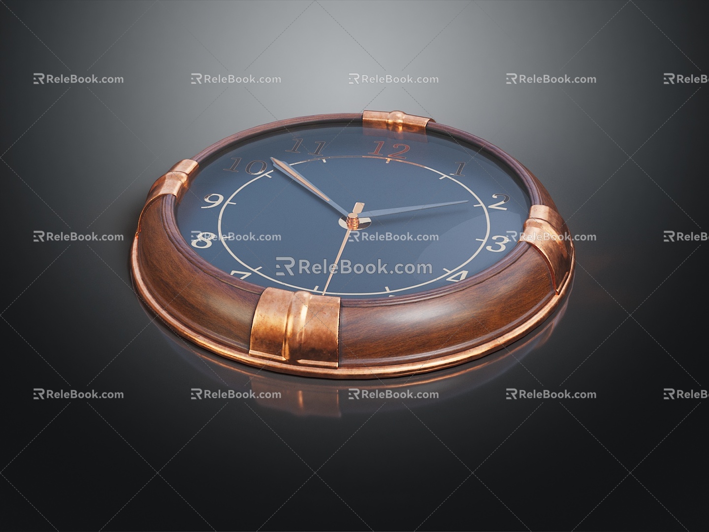 Modern clock clock wall clock model