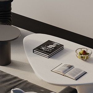 Modern coffee table 3d model