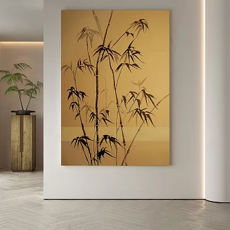 New Chinese Hanging Painting Chinese Hanging Painting Zen Hanging Painting Living Room Hanging Painting Bedroom Hanging Painting Study Room Hanging Painting Tea Room Hanging Painting Tea Restaurant Hanging Painting Office Hanging Painting 3d model