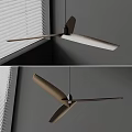 Modern Pendant Light With Sleek Blade Design For Contemporary Home Interior Decor