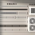 Air Conditioner Air Vents in Various Styles with Central Air Conditioning Units and Different Designs